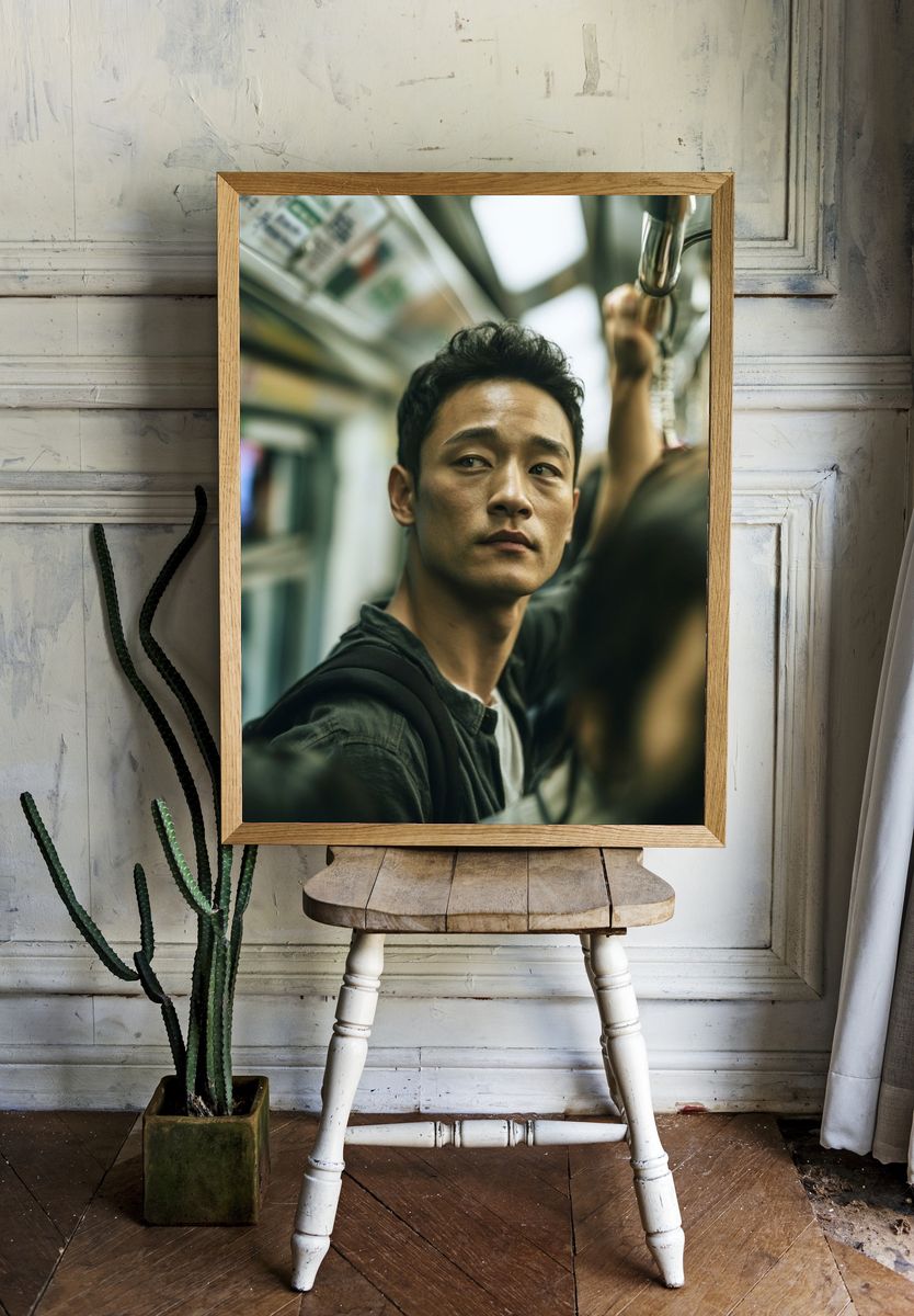 Subway Portrait Photography Poster. — room view 1