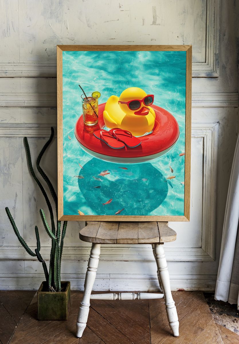 Summer Vibes — Fun Pool Print room preview