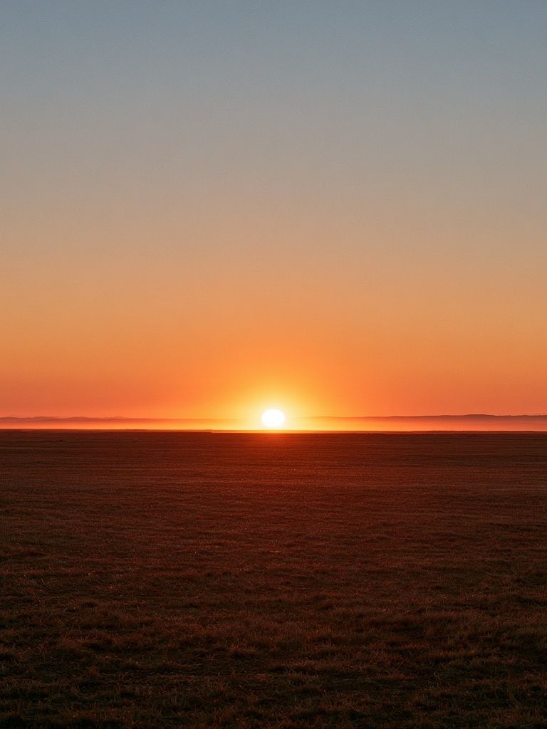 Sunset Horizon Landscape Poster. poster detail