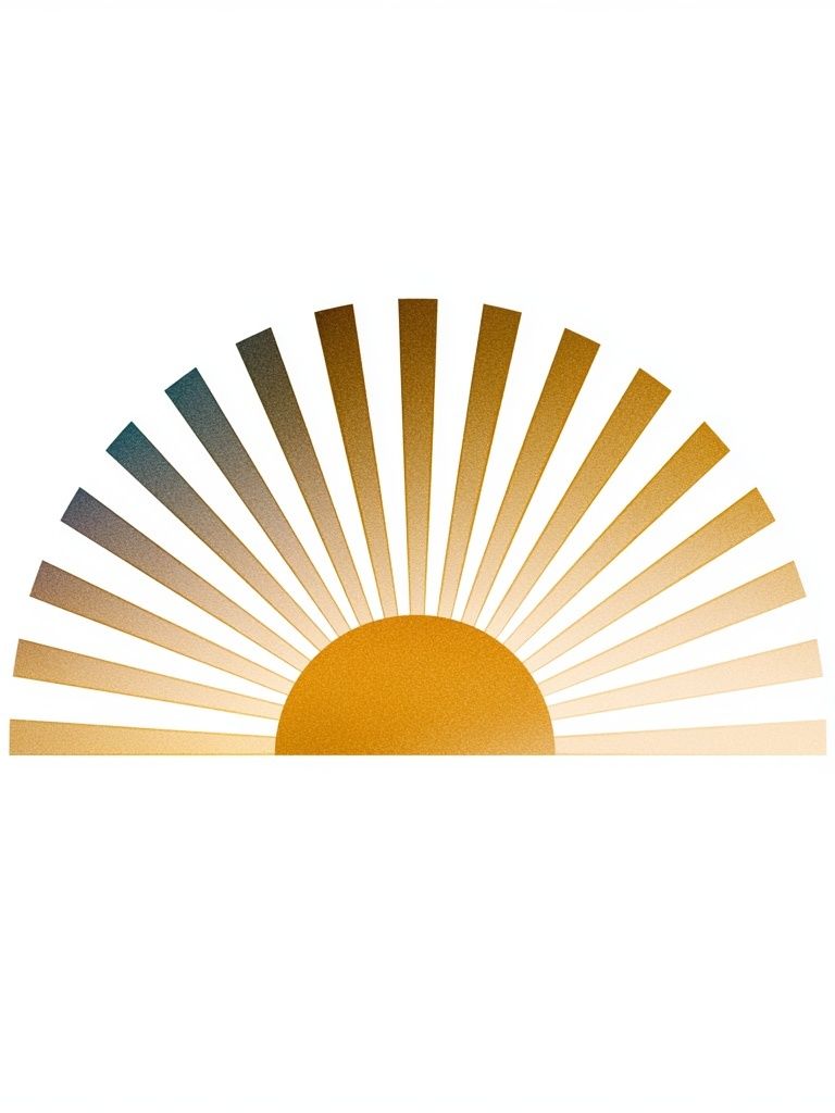 Golden Sunrise Minimalist Poster. poster — minimalist art