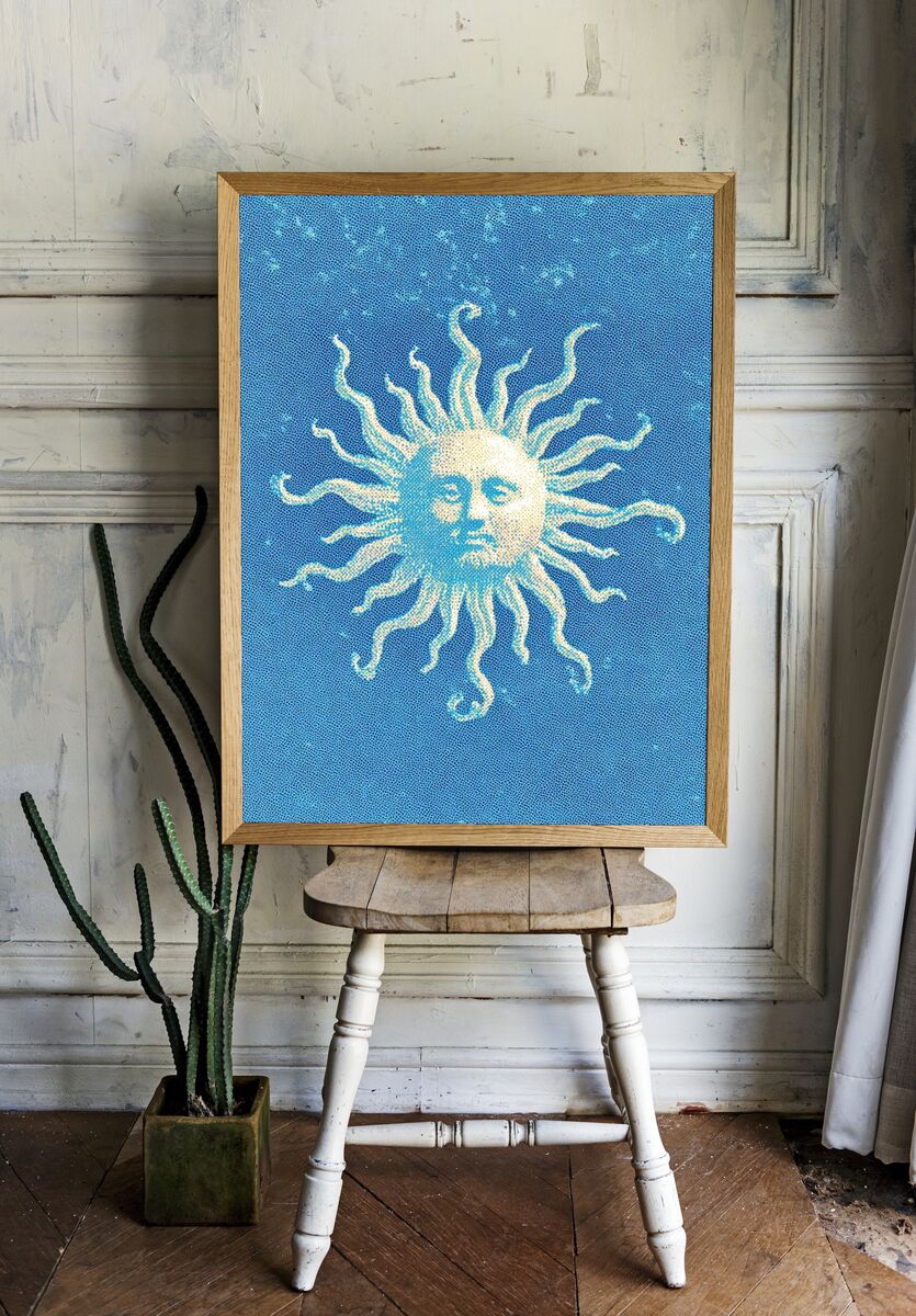 Sun Illustration Poster room preview