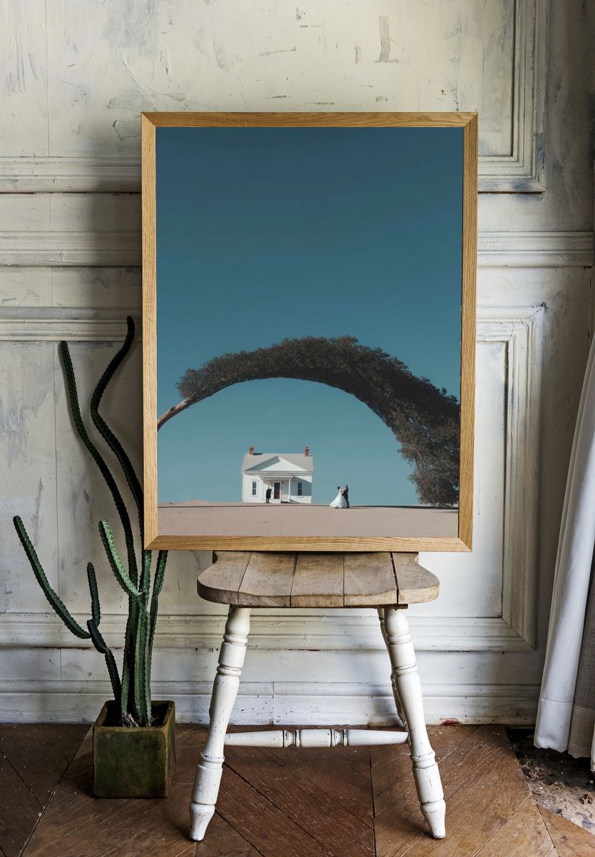 Surreal Wedding Tree Landscape Poster room preview