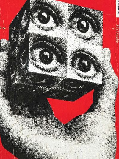 Surreal Eyes Collage Poster. poster