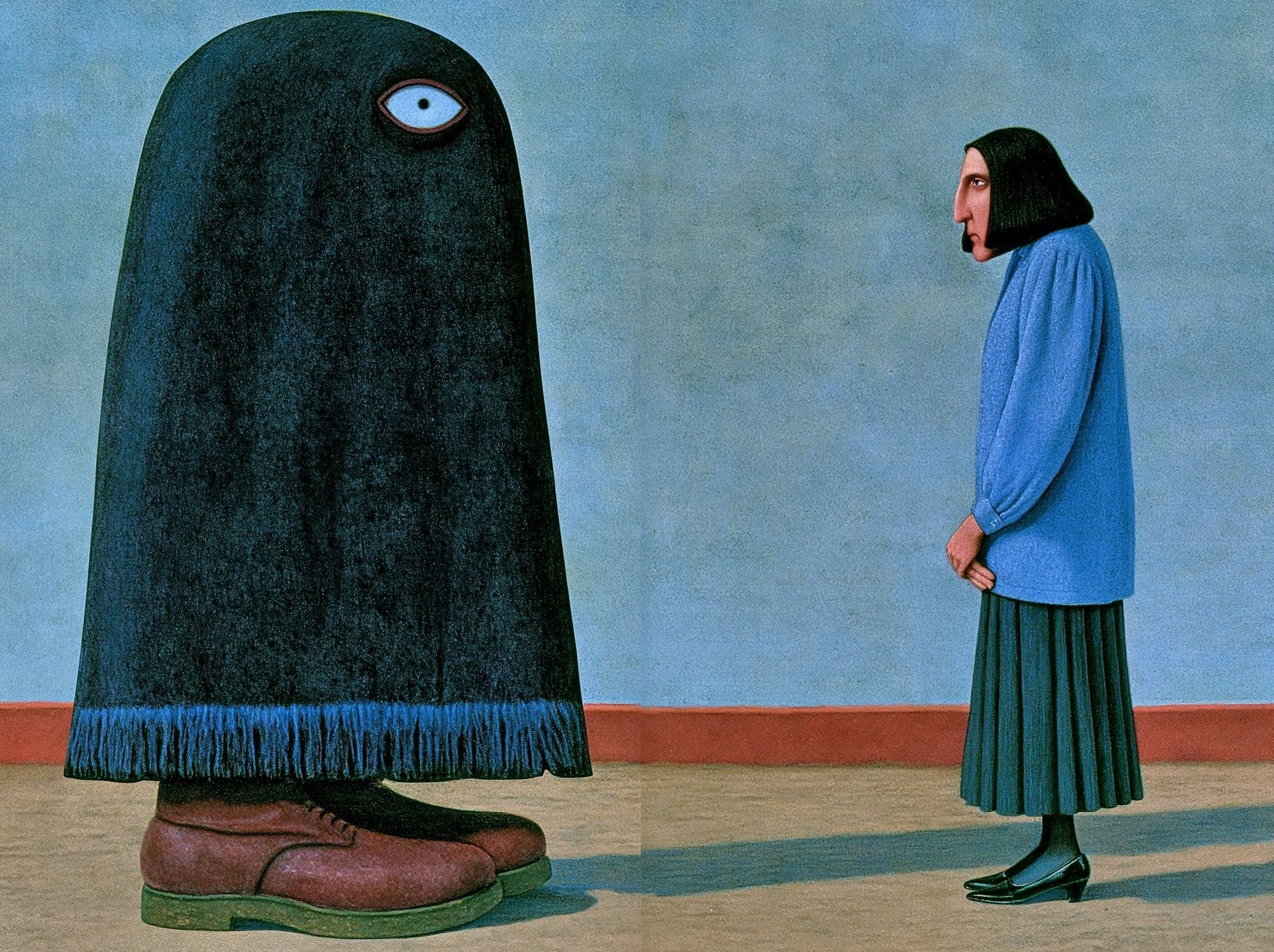 Surreal Encounter Fine-Art Poster. poster detail
