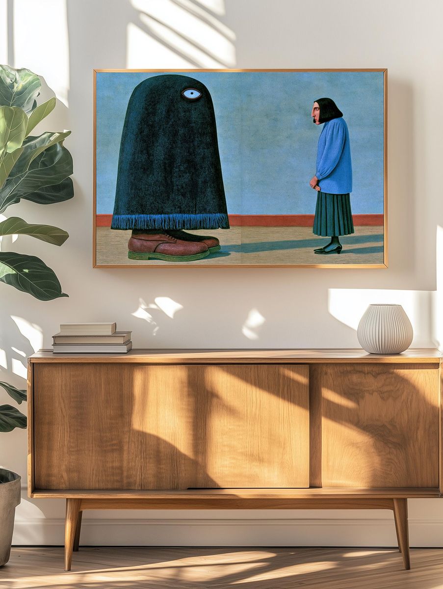 Surreal Encounter Fine-Art Poster. — room view 3