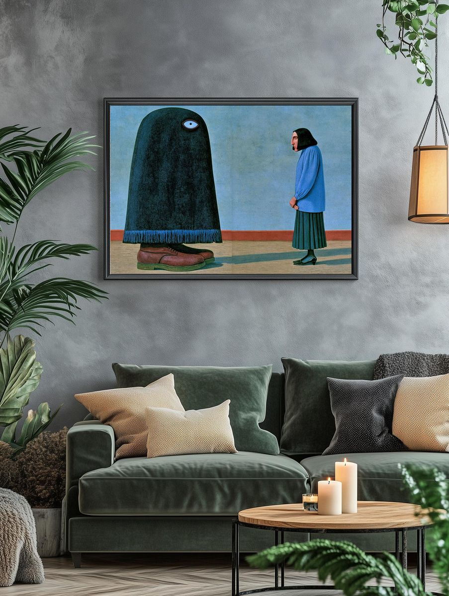 Surreal Encounter Fine-Art Poster. — room view 4