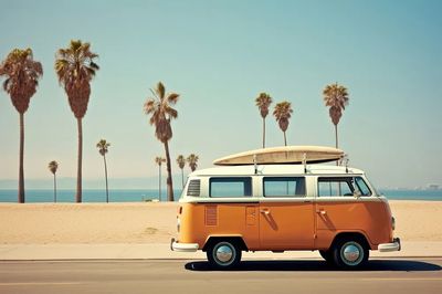 Vintage Surf Van — Retro Print. poster