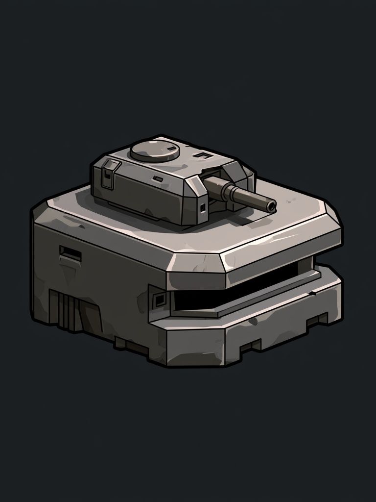 Armored Tank Digital Art Poster. poster — illustration art