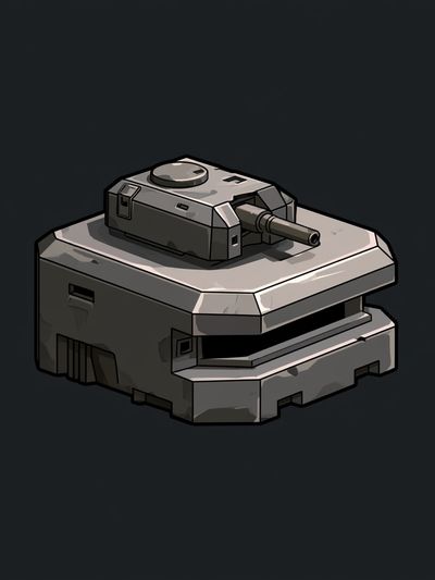 Armored Tank Digital Art Poster. poster