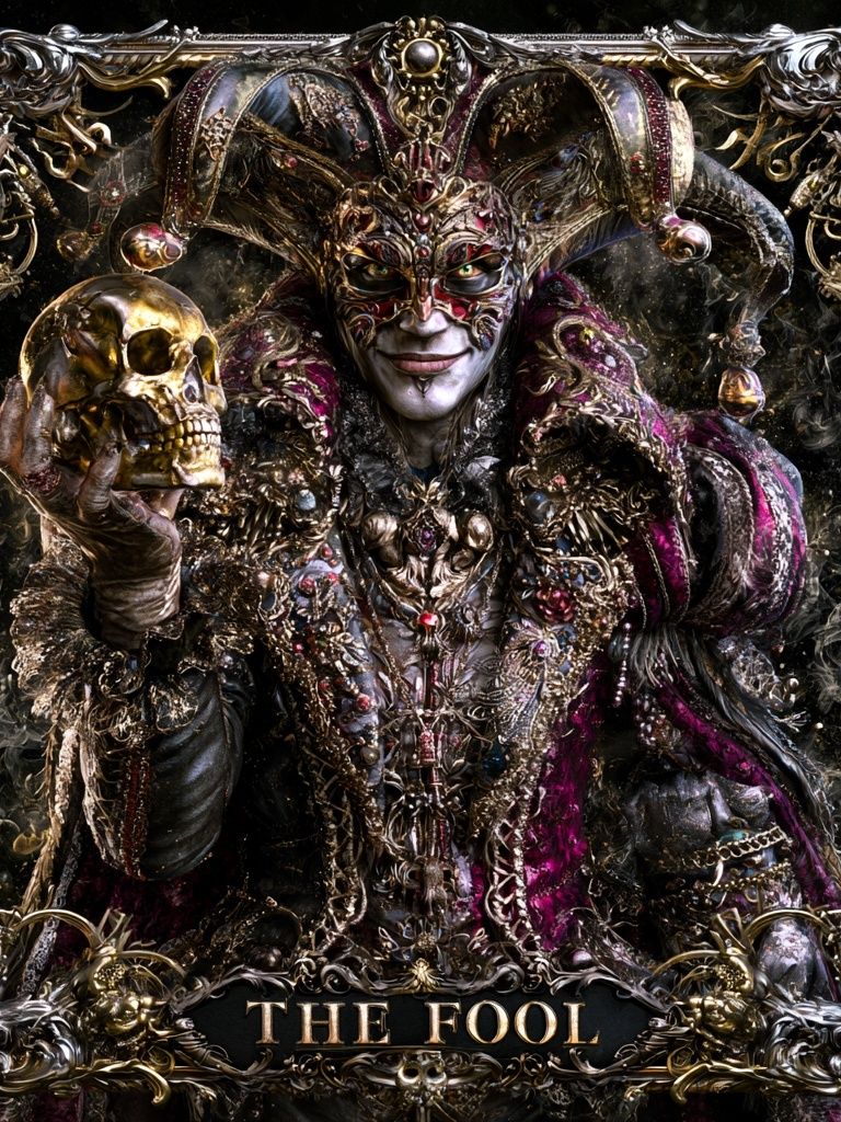 The Fool Tarot Poster. poster detail