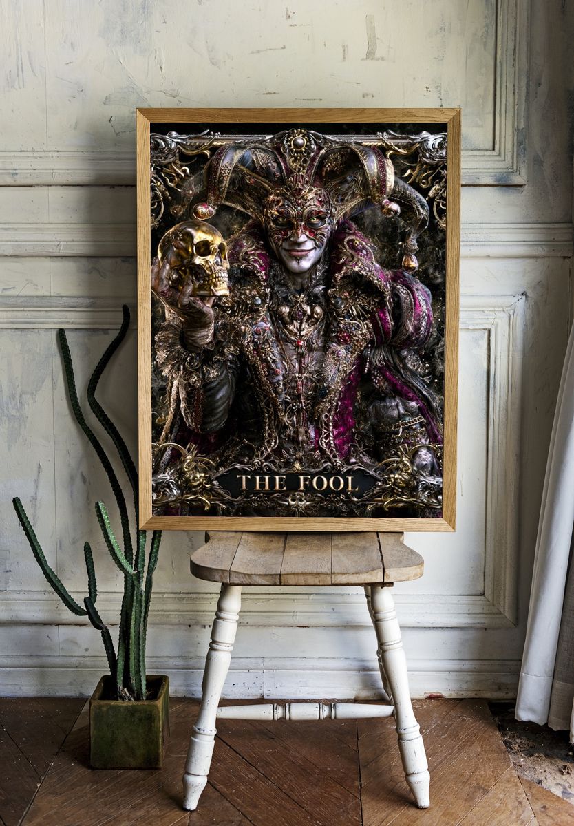 The Fool Tarot Poster. room preview