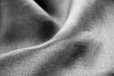 Textured Fabric — Black-White Print. poster print