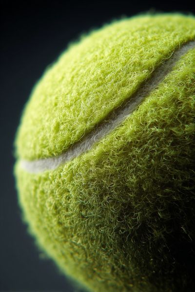 Tennis Ball Close-Up Poster.