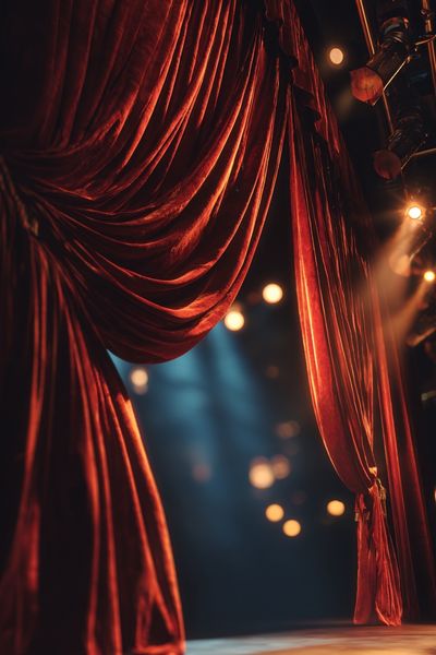 Theater Curtain — Photography Print. poster