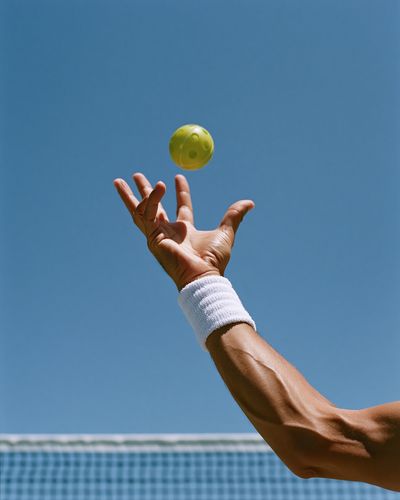 Tennis Serve Photography Poster. poster