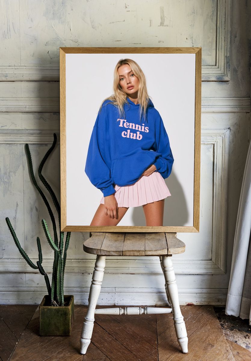 Tennis Club Fashion Poster. — room view 1