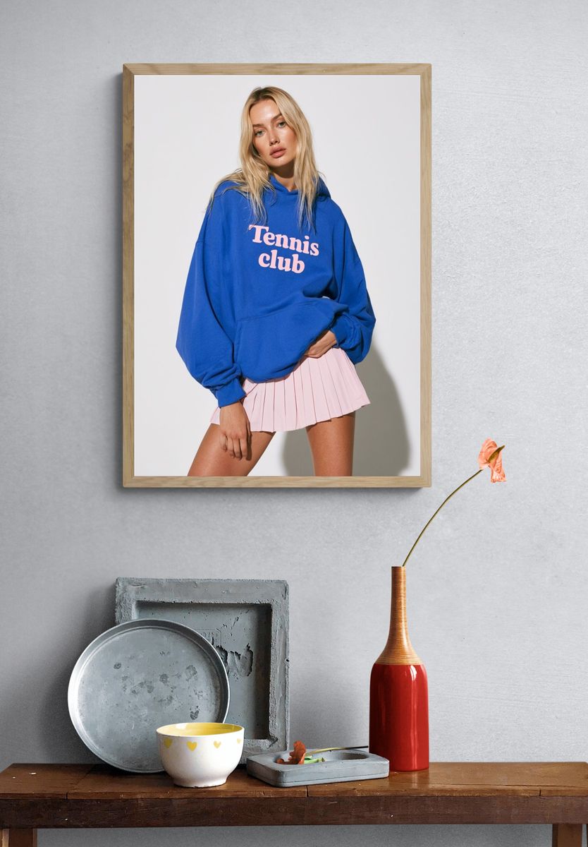 Tennis Club Fashion Poster. — room view 3