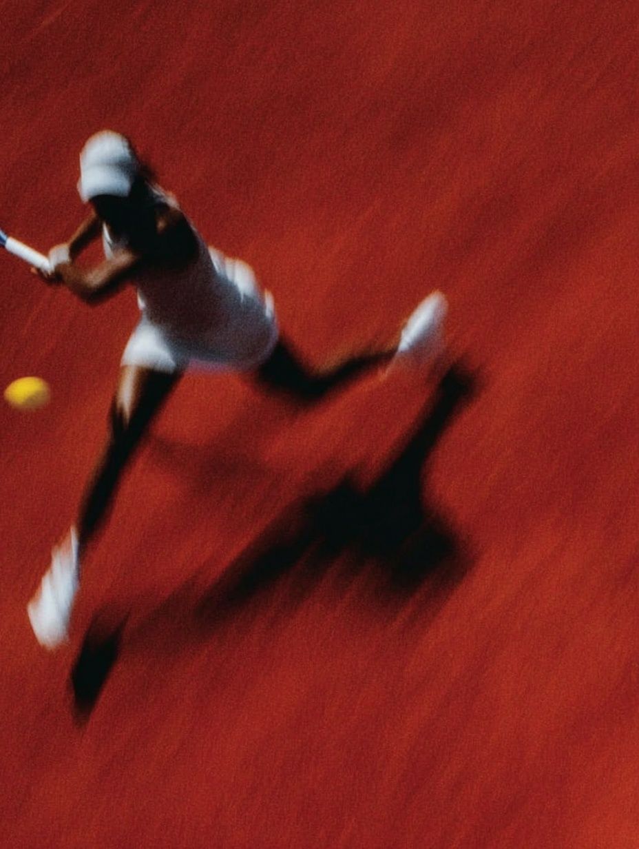 Tennis Motion Blur Photography Poster. poster — photography art