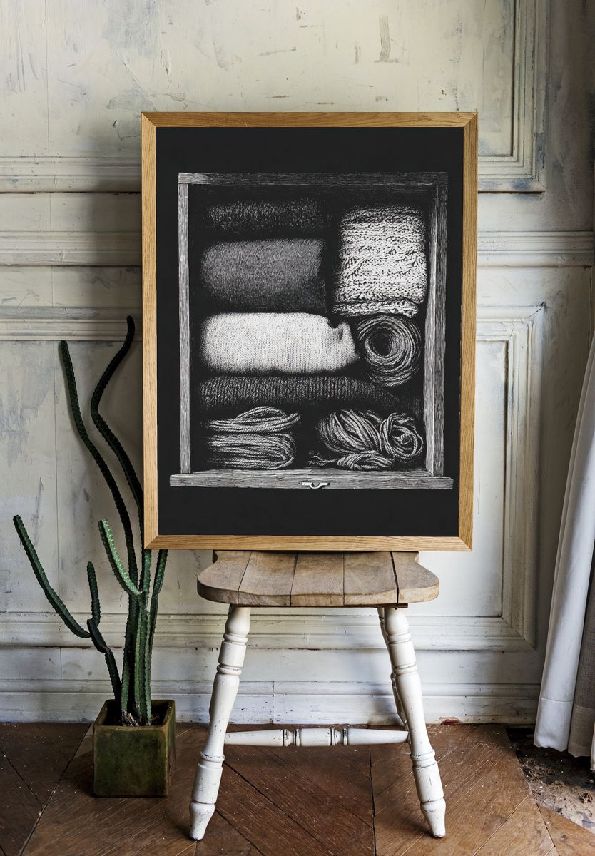 Textile Drawer Still Life Print room preview