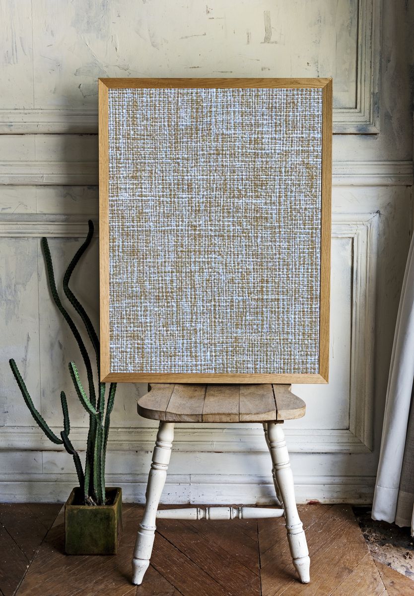 Textured Fabric — Minimalist Print. — room view 1