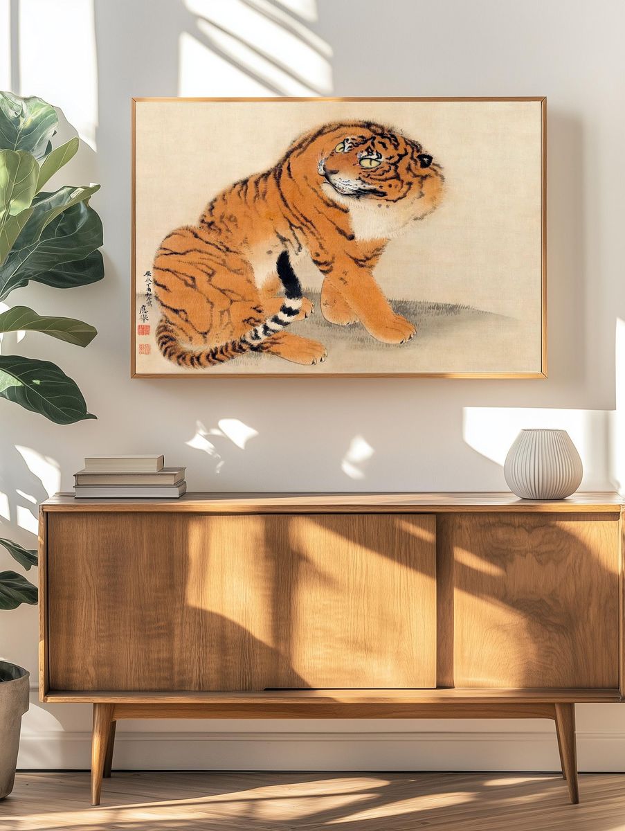 Majestic Tiger — Fine Art Print. — room view 3