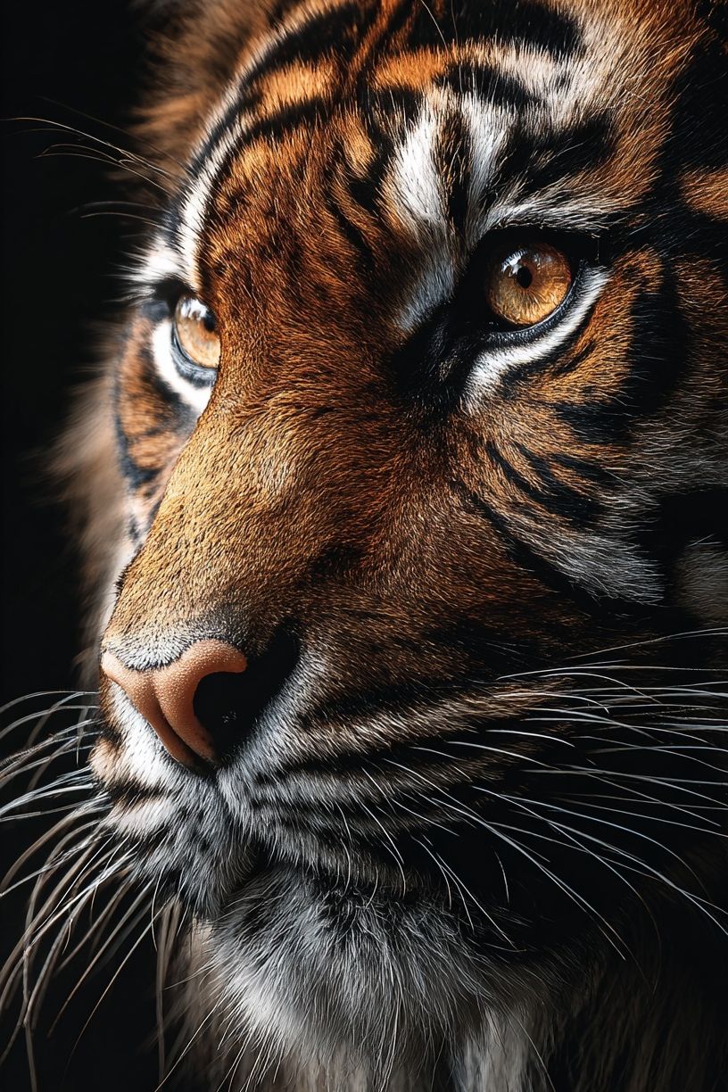 Tiger Portrait Photography Poster. poster detail