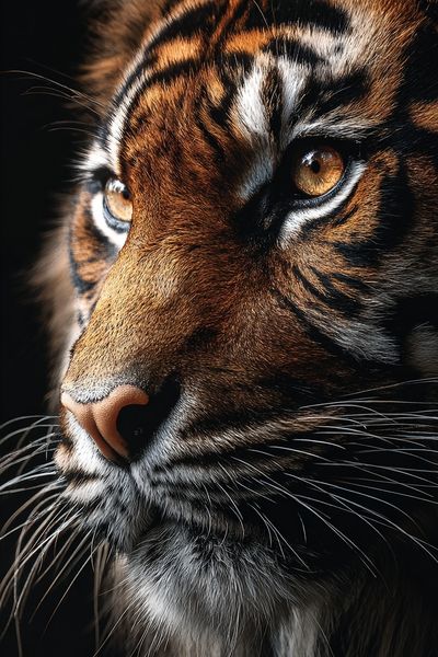 Tiger Portrait Photography Poster. poster