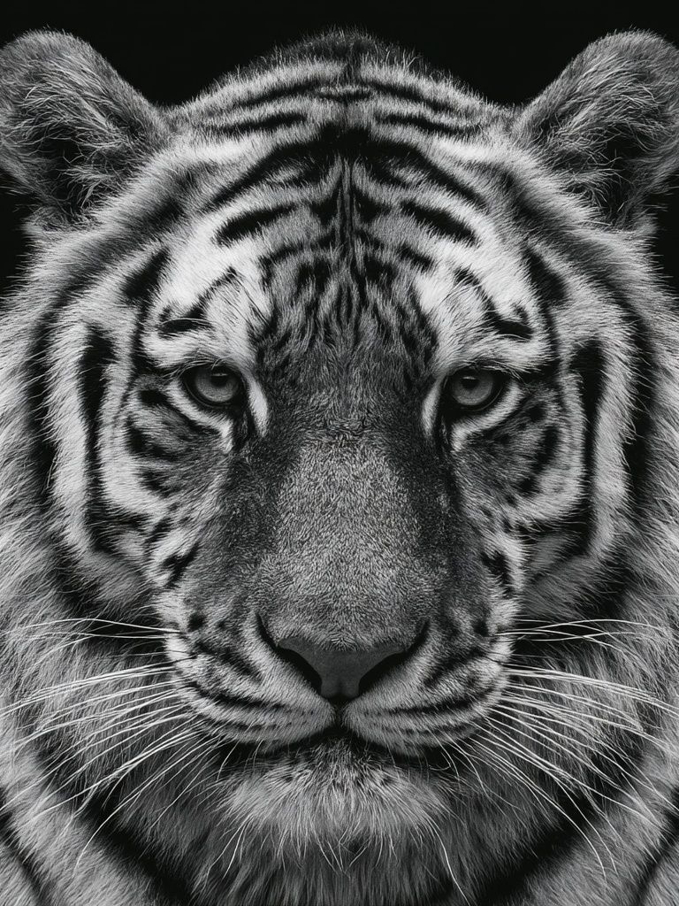 Tiger Portrait Photography Poster. poster detail