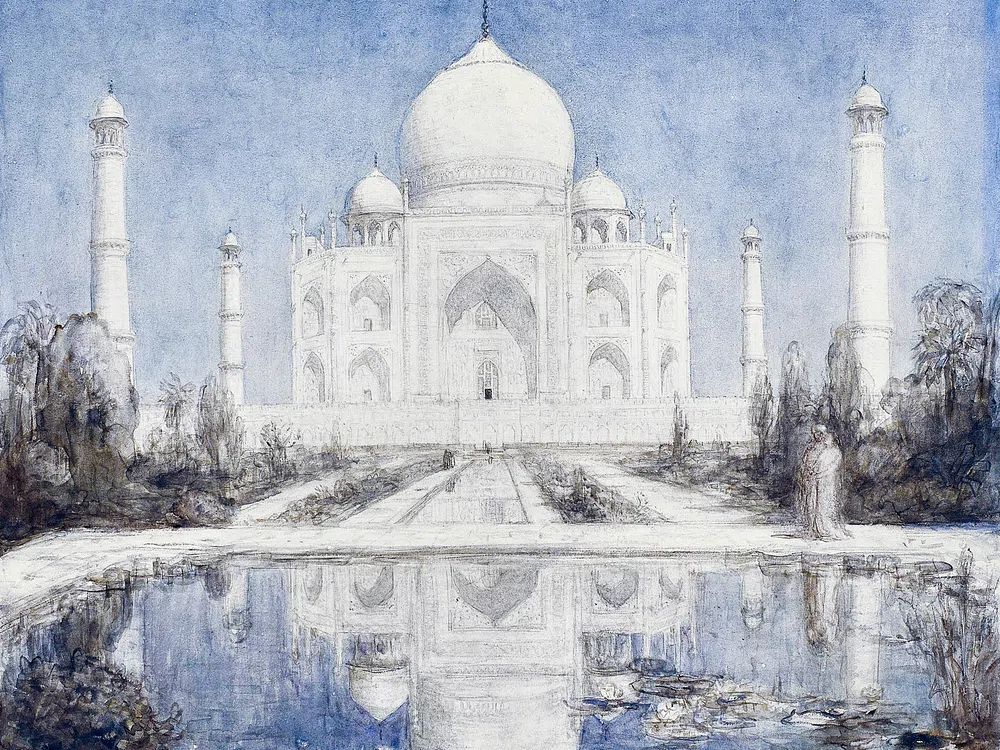 Taj Mahal — Fine Art Print. poster — fine-art art