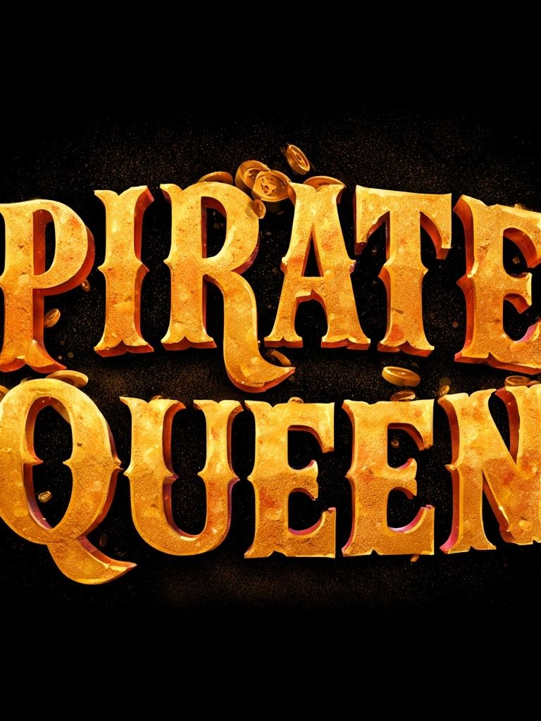 Pirate Queen Typography Poster. poster — typography art