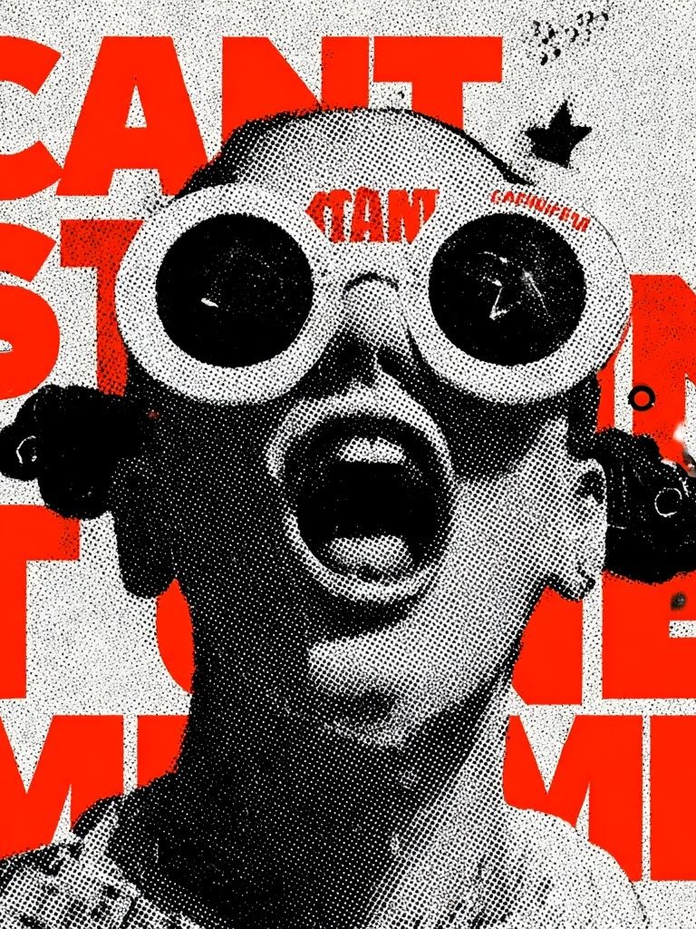 Can't Stop Me — Typography Print. poster — typography art