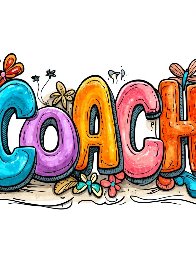 Coach Typography Poster. poster detail
