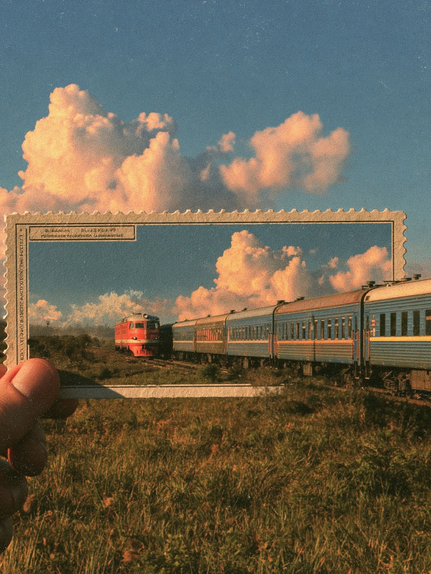 Train at Sunset Photography Poster. poster — photography art