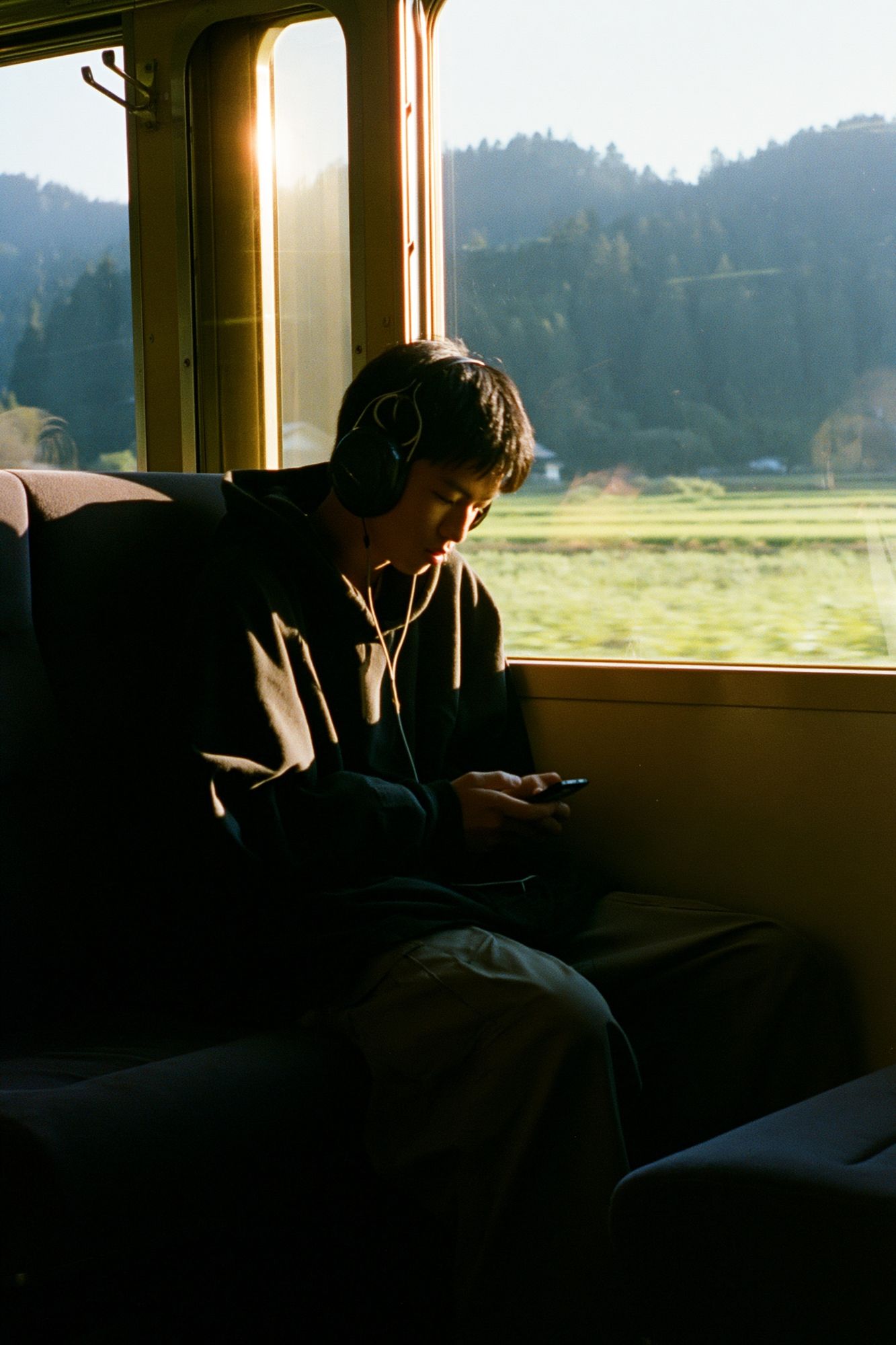 Train Window Portrait Poster. poster detail