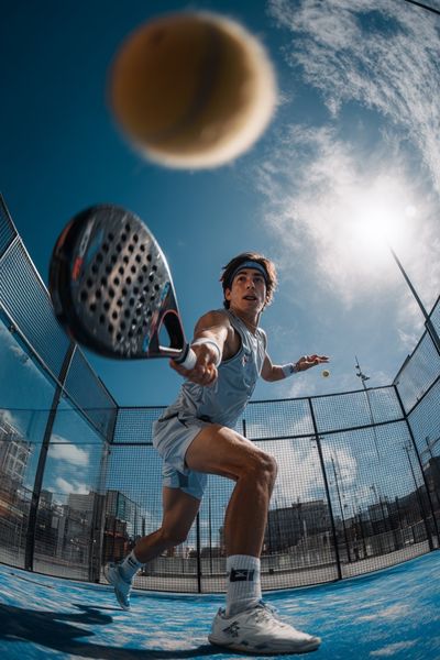 Tennis Player Action Shot Poster.