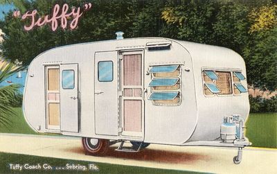Tuffy Vintage Trailer Poster. poster