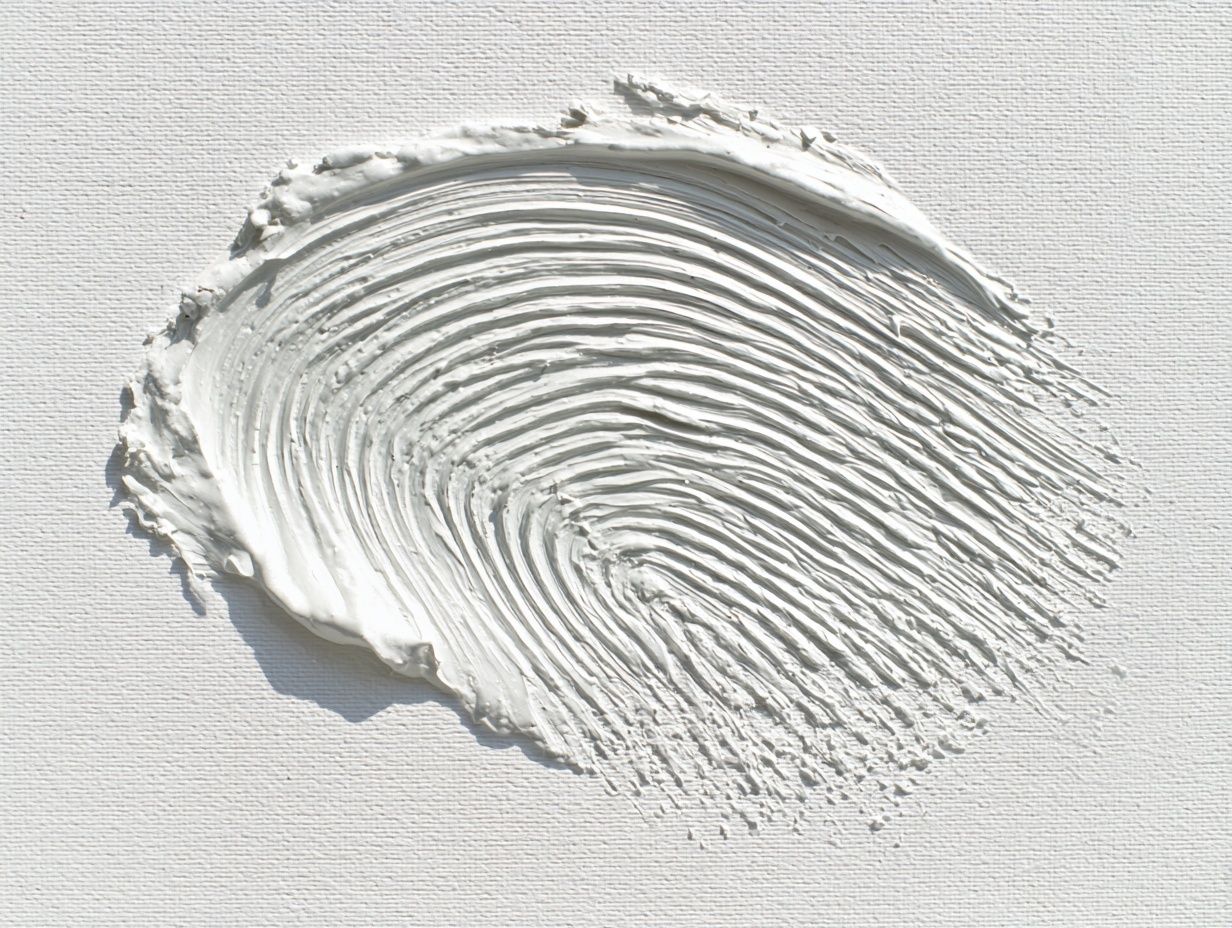 Textured White Abstract Poster.