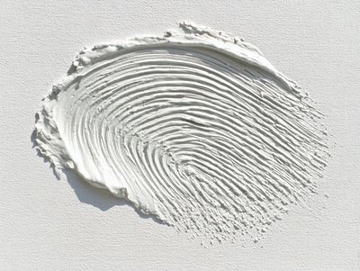 Textured White Abstract Poster. poster print