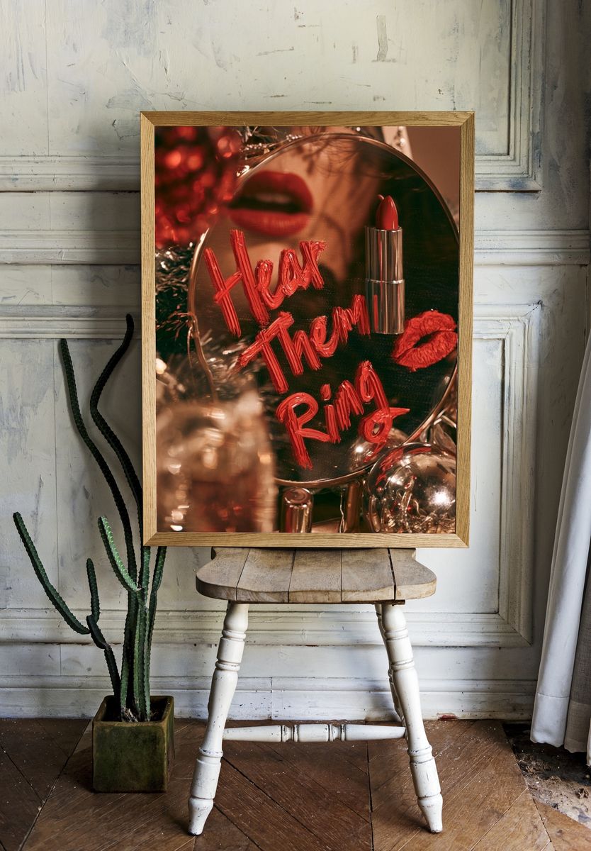 Heat Them Ring Poster. room preview