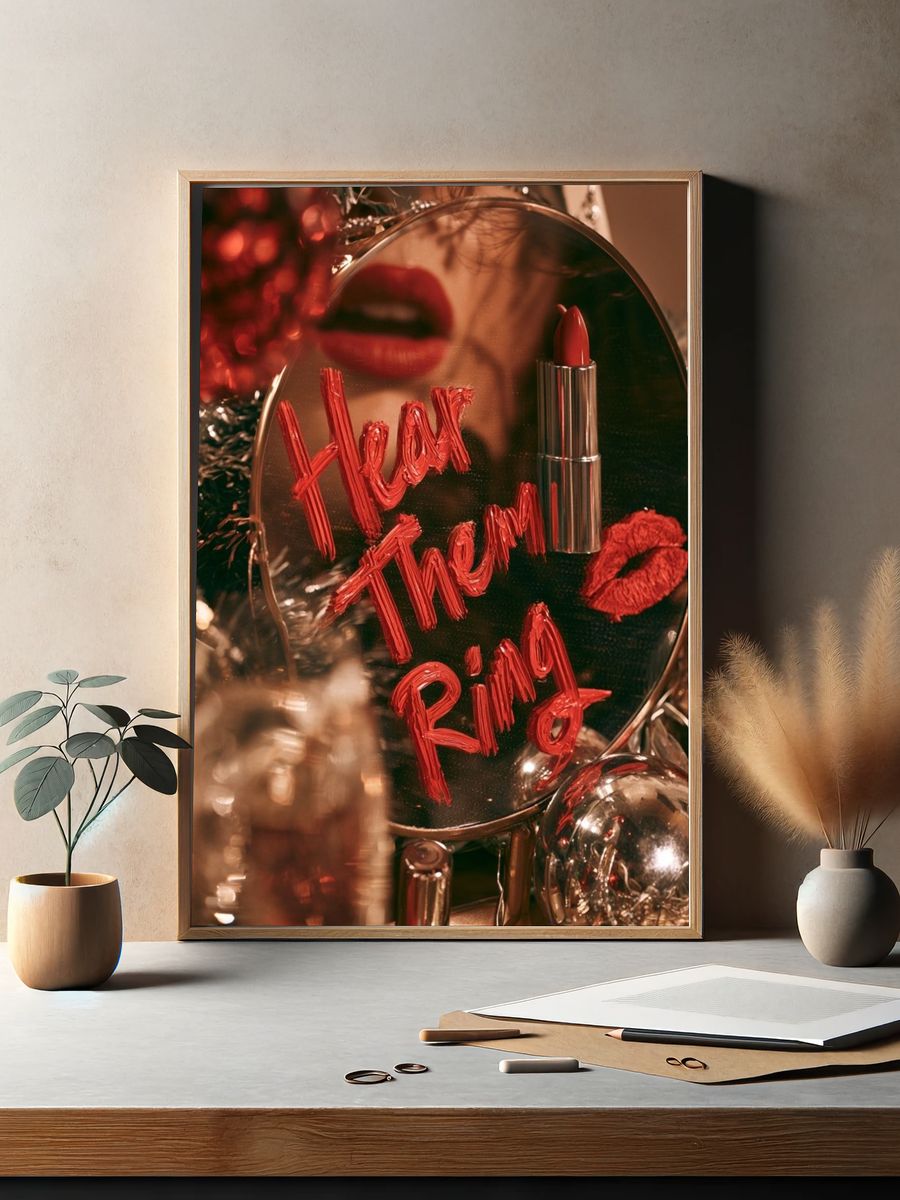Heat Them Ring Poster. — room view 2