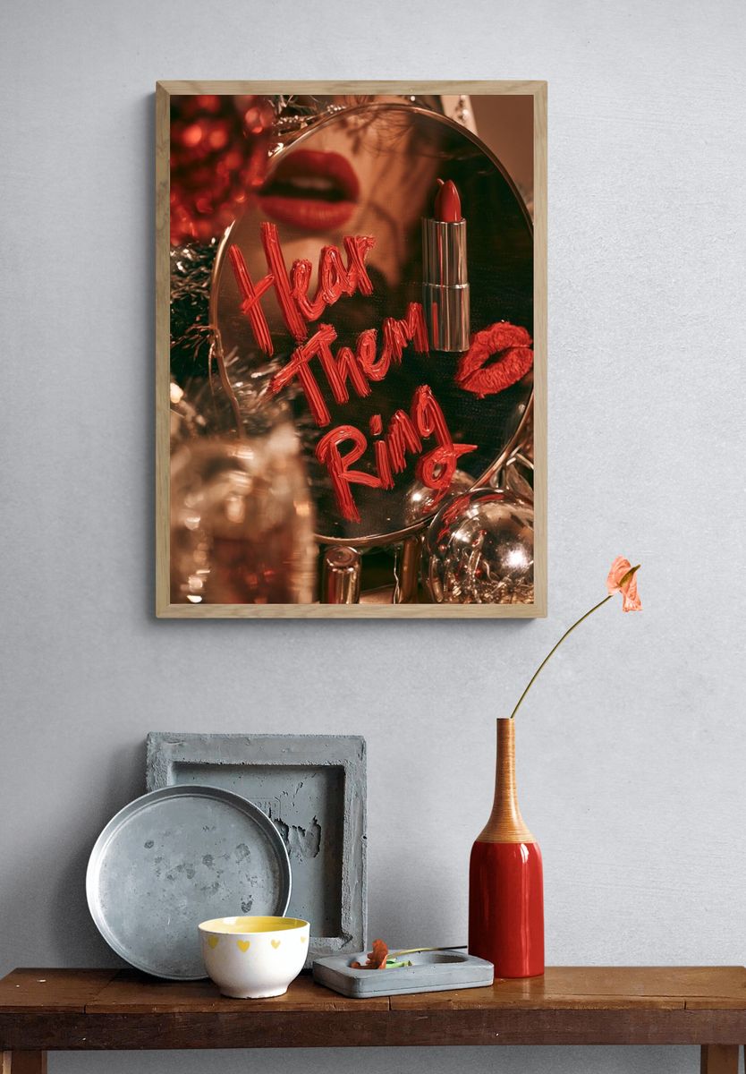 Heat Them Ring Poster. — room view 3