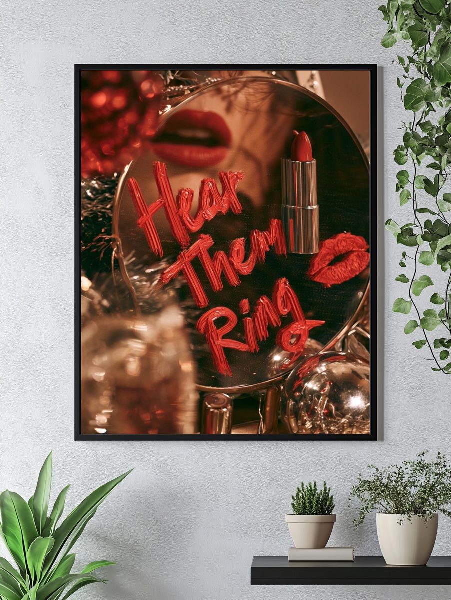 Heat Them Ring Poster. — room view 4