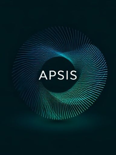 Apsis Abstract Typography Poster. poster detail