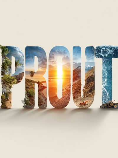 Proud Typography Poster. poster