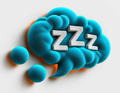 Sleepy Zzz Abstract Poster. poster