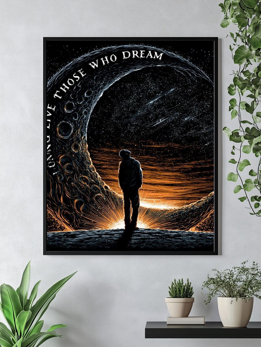 Those Who Dream Typography Poster. — room view 4