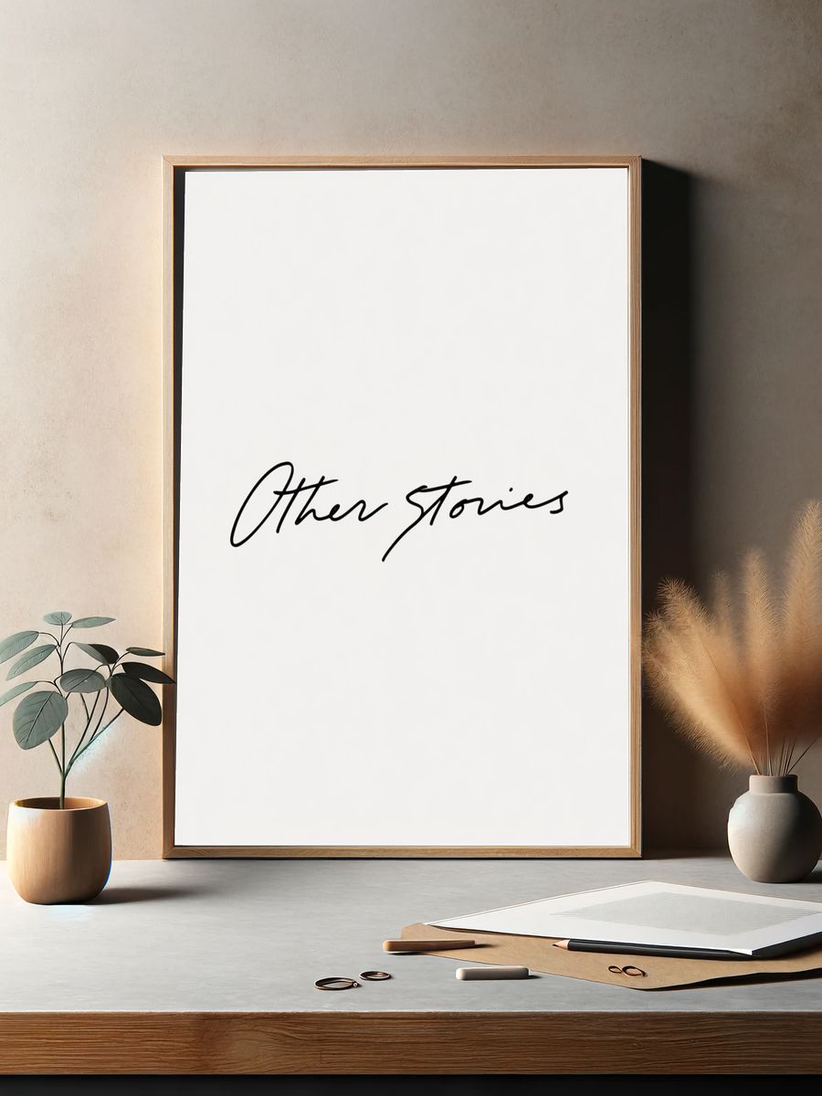 Other Stories Typography Poster. — room view 2