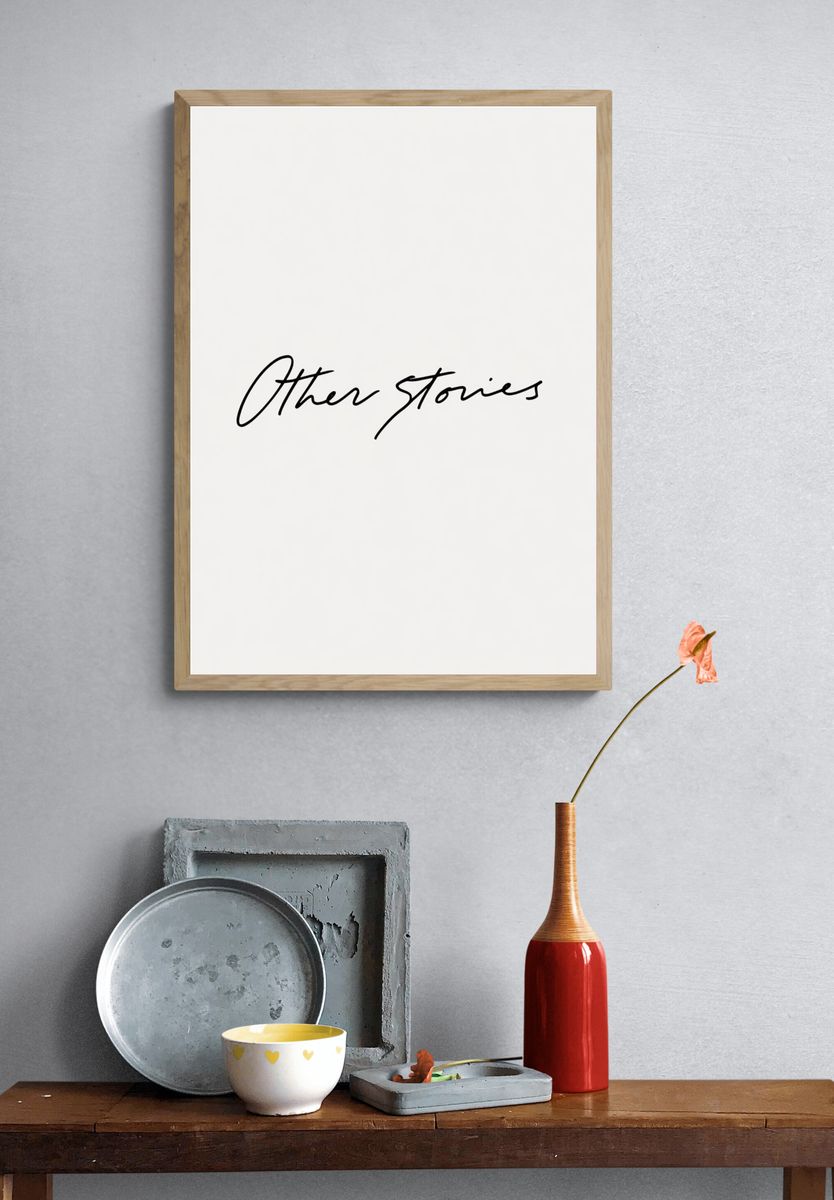 Other Stories Typography Poster. — room view 3