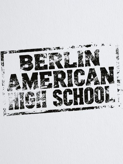 Berlin American High School Typography Poster. poster