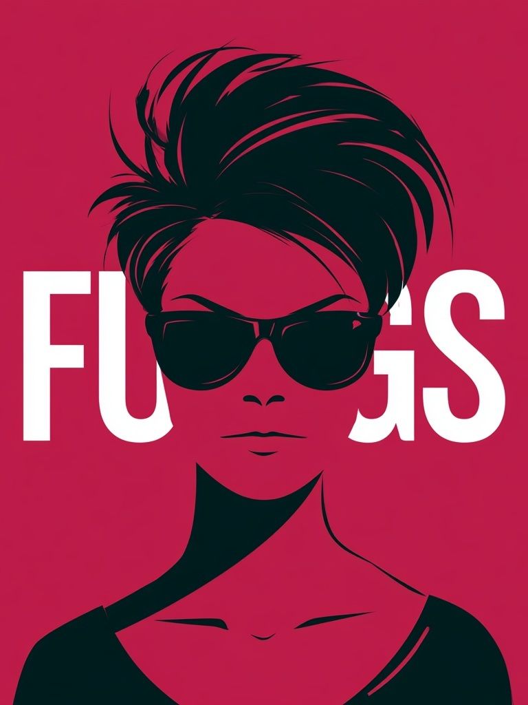 Fierce Woman Typography Poster. poster — typography art